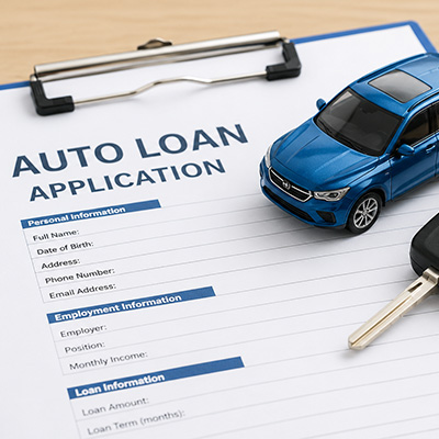 Compare short and long-term options for a car loan